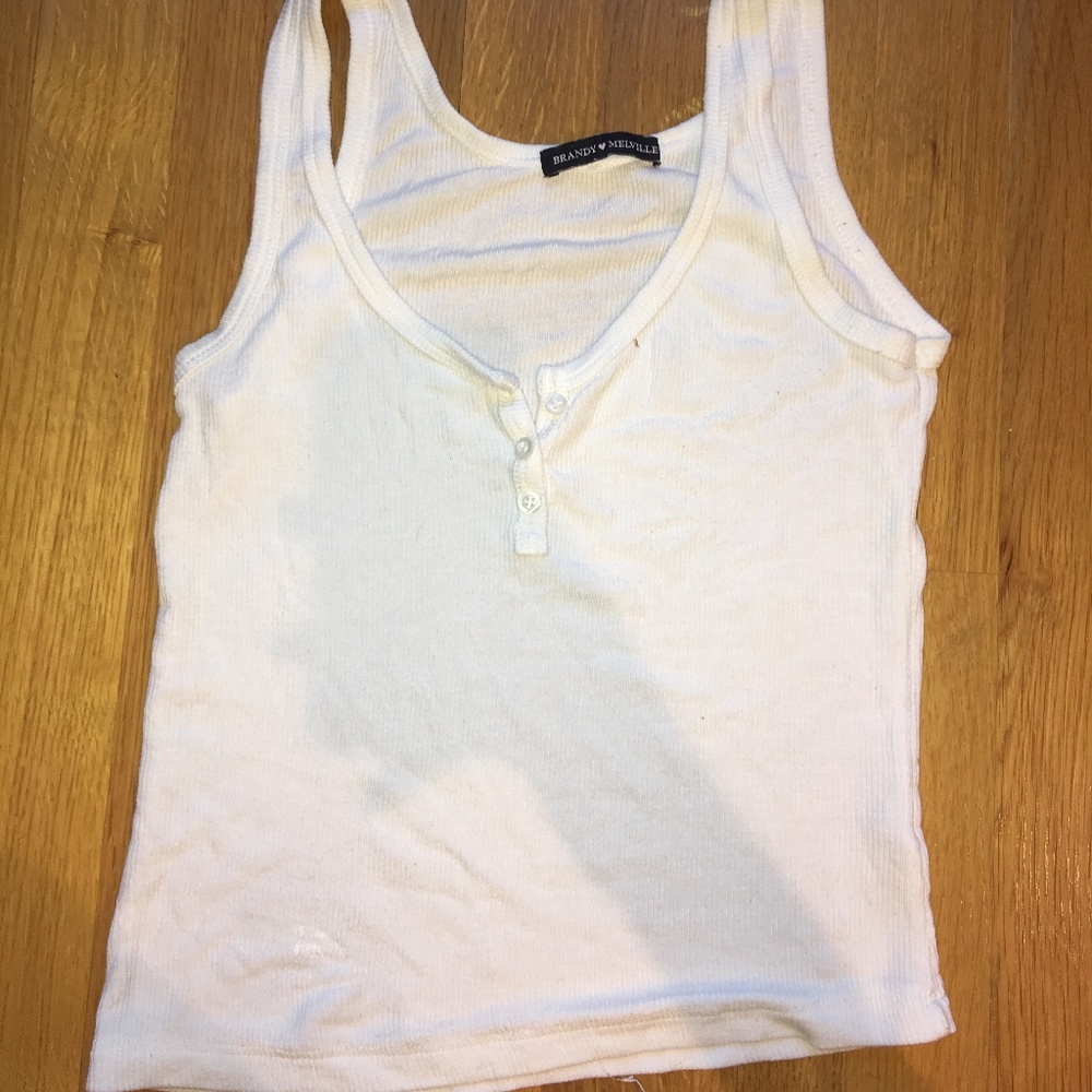 Brandy Melville White Tank Top
